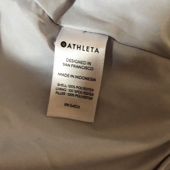 Athleta Northstar Bomber Jacket Grey - Picture 8 of 9